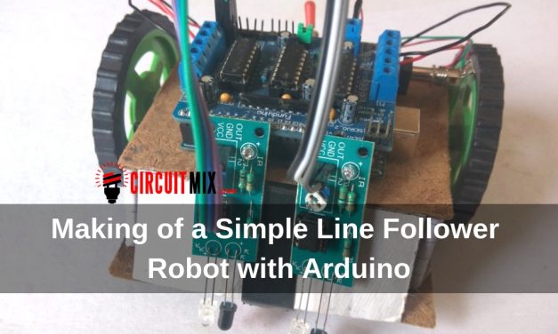 Making of a Simple Line Follower Robot with Arduino