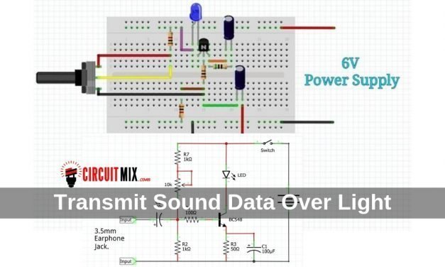 How to Transmit Sound Data Over Light?