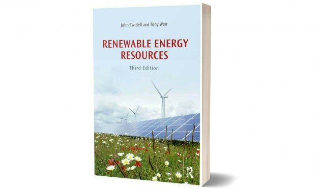 Renewable Energy Resources by John Twidell and Tony Weir
